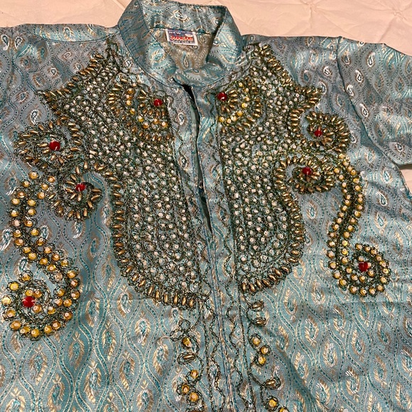 Little boys size 32 Indian kurta sherwani size 32 - Picture 2 of 3